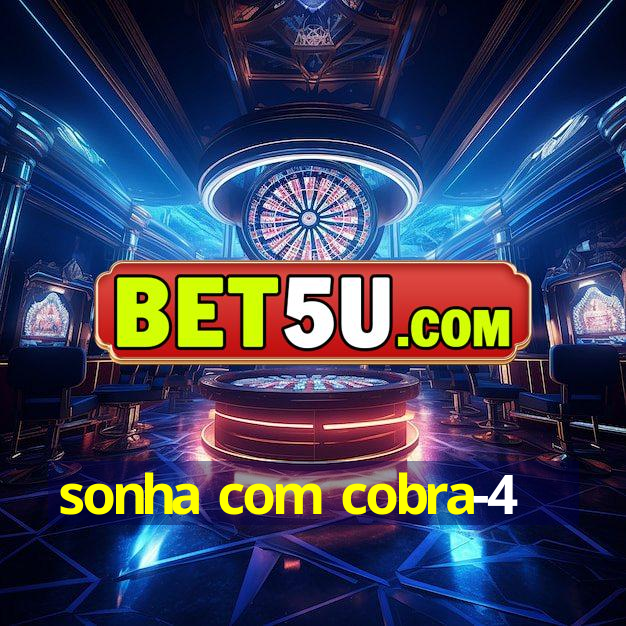 sonha com cobra